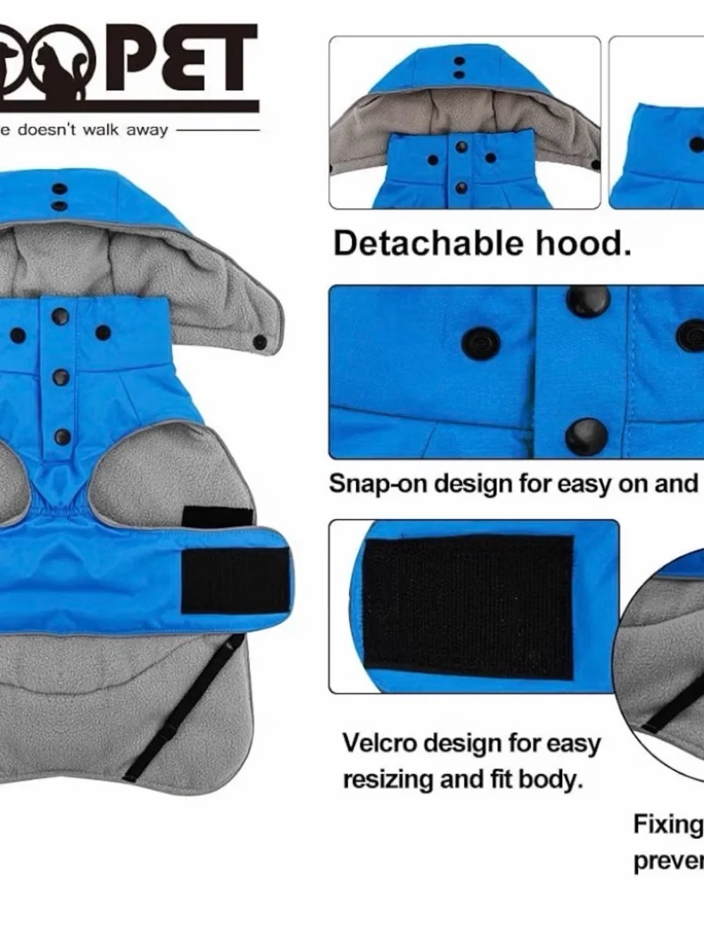 Warm Dog Jacket for Cold Weather